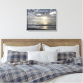 OCEANS SONG POEM CANVAS AFDRUK (Insitu (Slaapkamer))