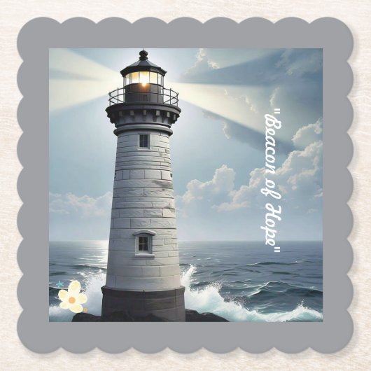 "Ocean's Soothing" Kartonnen Onderzetters (Voorkant)