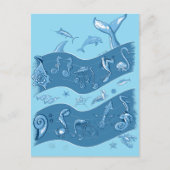 Ocean's symfonie briefkaart (Voorkant)