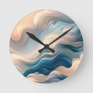 Ocean's Whisper: Kalm en Bewegend Ballet Ronde Klok
