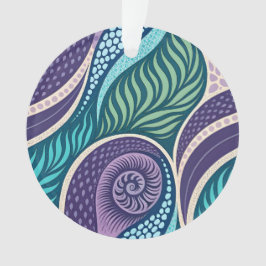 Oceanschelp & Zeewier Mandala Ornament