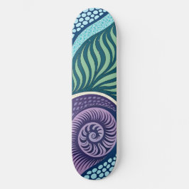 Oceanschelp & Zeewier Mandala Persoonlijk Skateboard