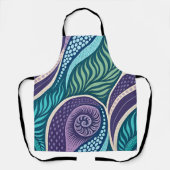 Oceanschelp & Zeewier Mandala Schort (Voorkant)