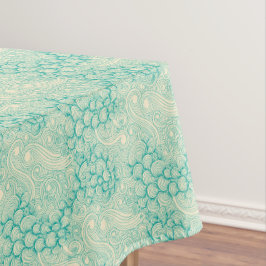 Oceanschelpen Zeegolven Abstract Vintage Patroon Tafelkleed
