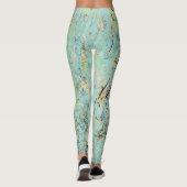 oceanside-abstracties leggings (Achterkant)