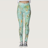 oceanside-abstracties leggings (Voorkant)