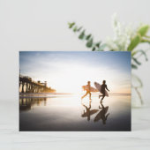 Oceanside Beach Bedankkaart (Staand voorkant)