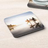 Oceanside Beach Bier Onderzetter (Linkerzijde)