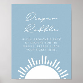 OCEANSIDE Beach Tropisch Luierspel-bord Poster