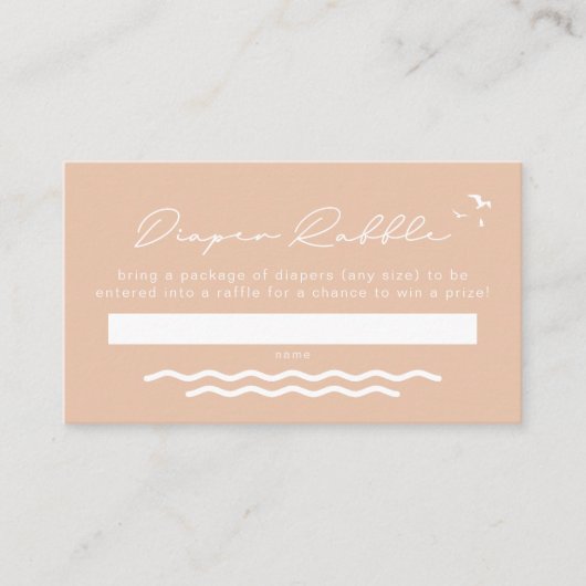 OCEANSIDE Beach Tropische Baby diaplaserriemen Kaa Plaatskaartje (Voorkant)