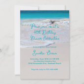 Oceanside Birthday Party Invitation Save The Date (Voorkant)