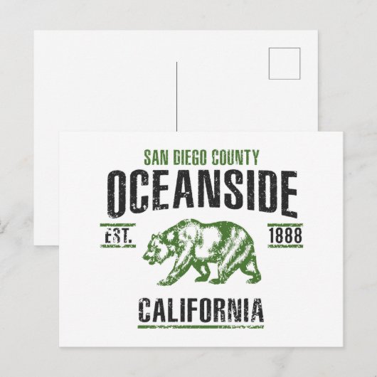 Oceanside Briefkaart (Voorkant / Achterkant)