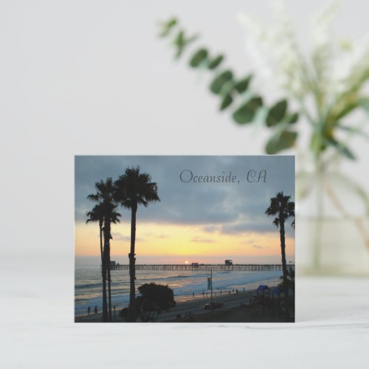Oceanside, CA Briefkaart (Staand voorkant)
