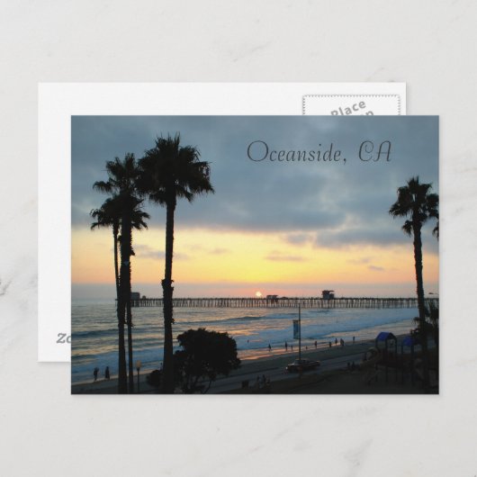 Oceanside, CA Briefkaart (Voorkant / Achterkant)