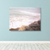 OCEANSIDE, CA CANVAS AFDRUK (Insitu (Houten vloer))