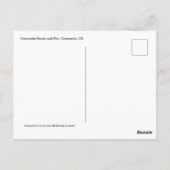 Oceanside California Beach and Pier Briefkaart (Achterkant)