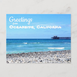 Oceanside California Beach and Pier Briefkaart