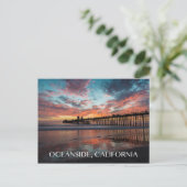 Oceanside California Briefkaart (Staand voorkant)
