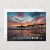 Oceanside California Briefkaart (Voorkant / Achterkant)