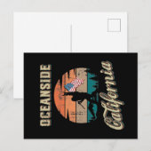 Oceanside California Briefkaart (Voorkant / Achterkant)