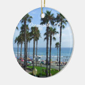 Oceanside California Keramisch Ornament (Links)