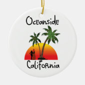 Oceanside California Keramisch Ornament (Voorkant)