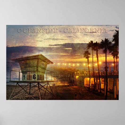 Oceanside California Poster (Voorkant)