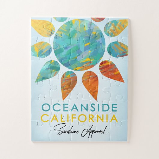Oceanside California Sunshine Travel Legpuzzel (Verticaal)