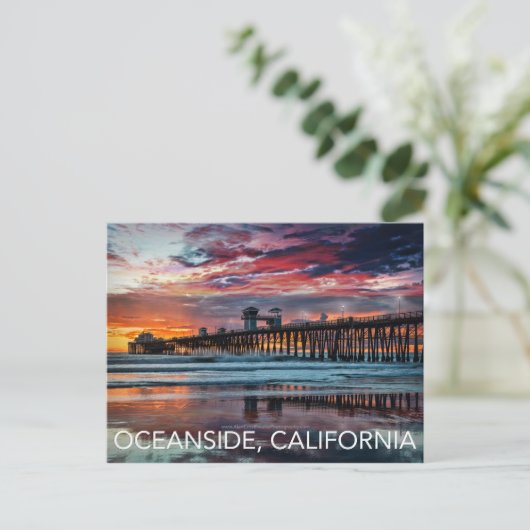 Oceanside, Californië Briefkaart (Staand voorkant)