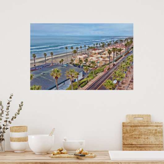 Oceanside, Californië-Poster Poster (Keuken)