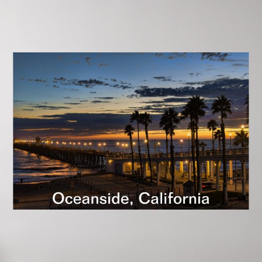 Oceanside, Californië-Poster Poster (Voorkant)