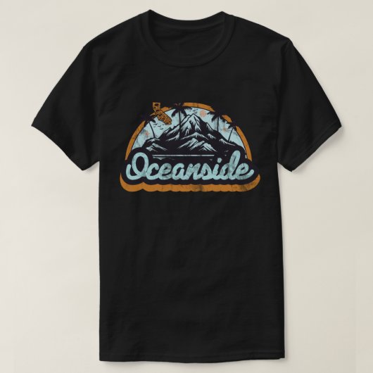 Oceanside, Californië T-shirt (Design voorkant)