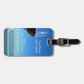 Oceanside Glass of Merlot Bagagelabel (Voorkant horizontaal)