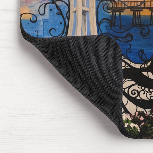 Oceanside Graffiti Muismat (Hoek)