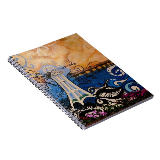 Oceanside Graffiti Notitieboek (Rechterzijde)