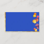 Oceanside Mermaid, Sunset and Colorful Shells op e Visitekaartje (Achterkant)