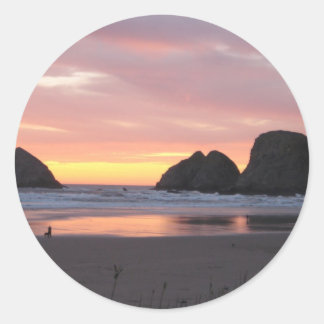 Oceanside Oregon Ronde Sticker