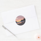 Oceanside Oregon Ronde Sticker (Envelop)