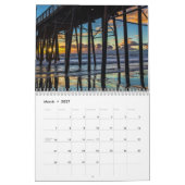 Oceanside Pier bij zonsondergang Kalender (Mar 2027)