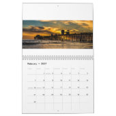 Oceanside Pier bij zonsondergang Kalender (Feb 2027)