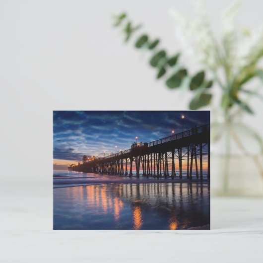 Oceanside Pier Briefkaart (Staand voorkant)