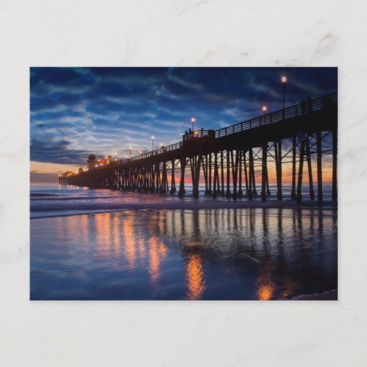 Oceanside Pier Briefkaart (Voorkant)