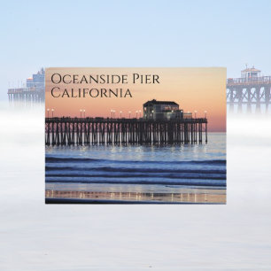 Oceanside Pier California Briefkaart