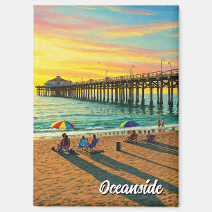 Oceanside Pier California Reizen Magneet