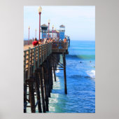 Oceanside Pier, Californië Poster (Voorkant)