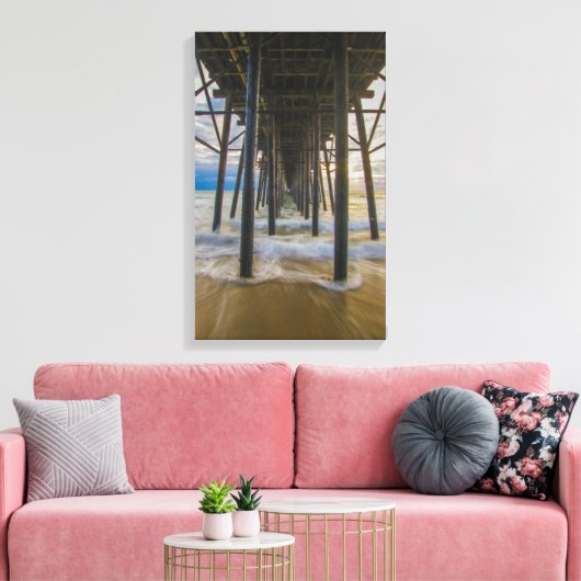 Oceanside Pier Canvas Afdruk (Insitu (Woonkamer))