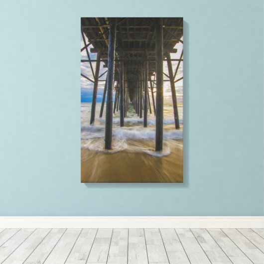 Oceanside Pier Canvas Afdruk (Insitu (Houten vloer))