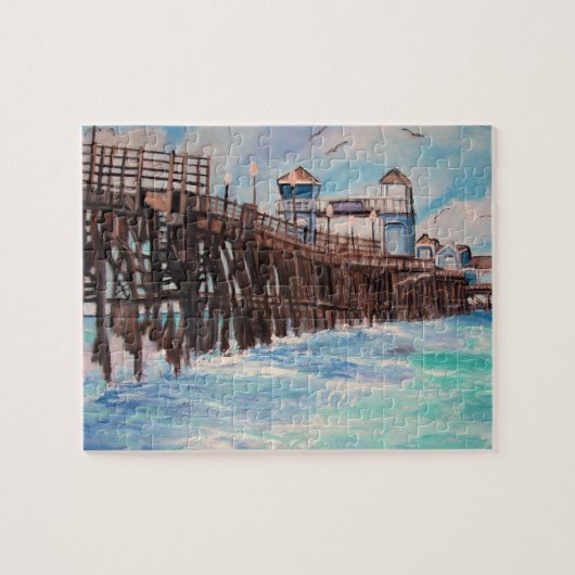 Oceanside Pier Paining Puzzle Legpuzzel (Horizontaal)