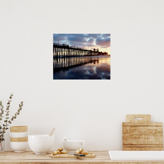 Oceanside Pier Poster (Keuken)