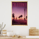 Oceanside Pier Travel Poster (Keuken)